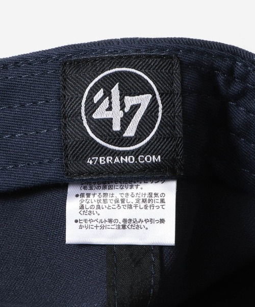 SENSE OF PLACE by URBAN RESEARCH（センスオブプレイスバイアーバンリサーチ）の「FORTY SEVEN　47 CLEAN UP YANKEES（キャップ・メンズ・ネイビー/ブラック/ナチュラル・ONE）」の9枚目の写真