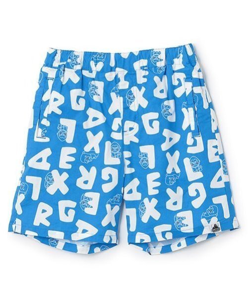 XLARGE KIDS（エクストララージキッズ）の「総柄ファニーゴリラショートパンツ（その他パンツ・キッズ・ブラック/ブルー・80ｃｍ/110cm/130cm/140cm/90cm/120cm/100cm）」の19枚目の写真