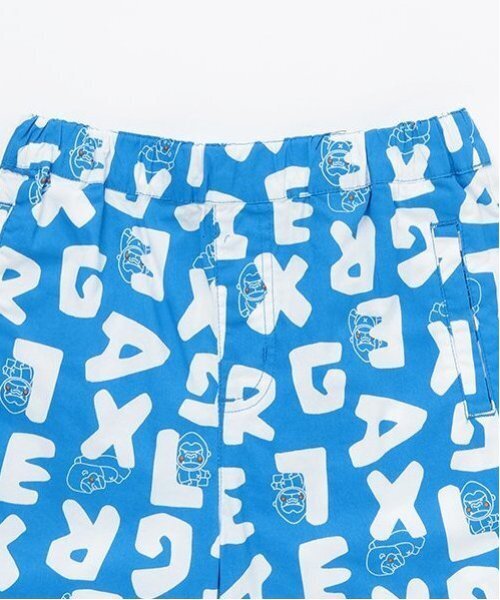 XLARGE KIDS（エクストララージキッズ）の「総柄ファニーゴリラショートパンツ（その他パンツ・キッズ・ブラック/ブルー・80ｃｍ/110cm/130cm/140cm/90cm/120cm/100cm）」の17枚目の写真