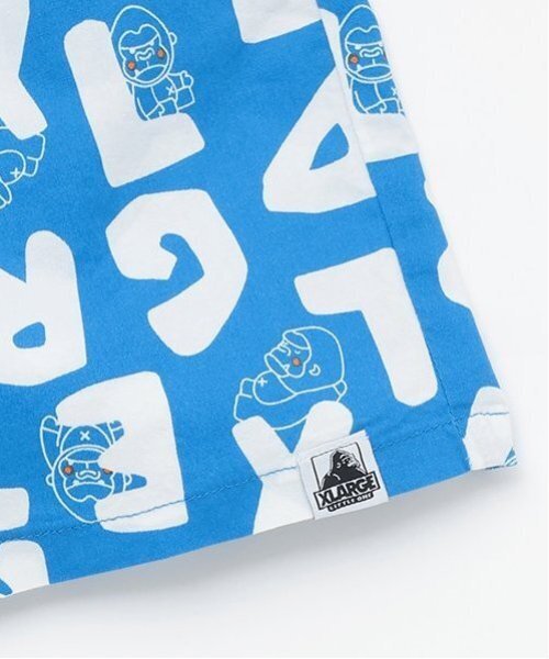 XLARGE KIDS（エクストララージキッズ）の「総柄ファニーゴリラショートパンツ（その他パンツ・キッズ・ブラック/ブルー・80ｃｍ/110cm/130cm/140cm/90cm/120cm/100cm）」の14枚目の写真
