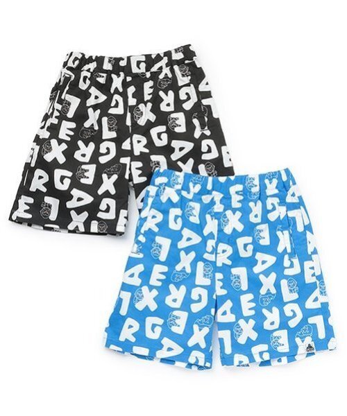 XLARGE KIDS（エクストララージキッズ）の「総柄ファニーゴリラショートパンツ（その他パンツ・キッズ・ブラック/ブルー・80ｃｍ/110cm/130cm/140cm/90cm/120cm/100cm）」の11枚目の写真