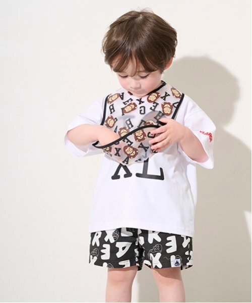 XLARGE KIDS（エクストララージキッズ）の「総柄ファニーゴリラショートパンツ（その他パンツ・キッズ・ブラック/ブルー・80ｃｍ/110cm/130cm/140cm/90cm/120cm/100cm）」の7枚目の写真