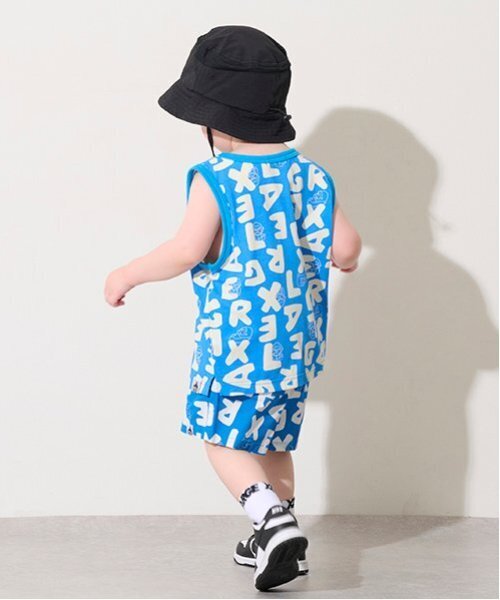 XLARGE KIDS（エクストララージキッズ）の「総柄ファニーゴリラショートパンツ（その他パンツ・キッズ・ブラック/ブルー・80ｃｍ/110cm/130cm/140cm/90cm/120cm/100cm）」の3枚目の写真