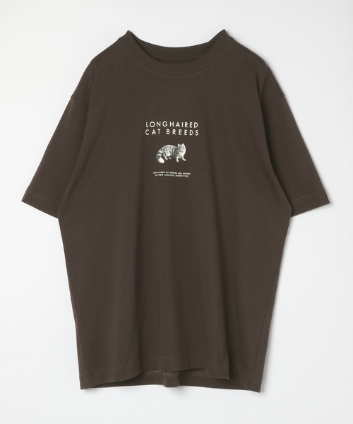 GLOBAL WORK（グローバルワーク）の「グラフィックTシャツ2/半袖/492473（Tシャツ/カットソー・メンズ・その他1/その他2/その他3/ホワイト/ダークブラウン/ホワイト系その他/チャコールグレー/グレー/ホワイト系その他2/グリーン系その他6/ブラック/ブルー系その他6・MEDIUM/LARGE/SMALL/X-LARGE）」の7枚目の写真