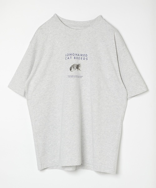 GLOBAL WORK（グローバルワーク）の「グラフィックTシャツ2/半袖/492473（Tシャツ/カットソー・メンズ・その他1/その他2/その他3/ホワイト/ダークブラウン/ホワイト系その他/チャコールグレー/グレー/ホワイト系その他2/グリーン系その他6/ブラック/ブルー系その他6・MEDIUM/LARGE/SMALL/X-LARGE）」の6枚目の写真