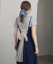 idem | tulle ribbon sweat cami onepiece/バックリボンスウェットワンピ(ワンピース)