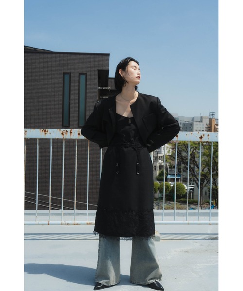 【美品】knuth marf オケージョンワンピース Knuth Marf クヌースマーフ オフショルダーデザインドレス