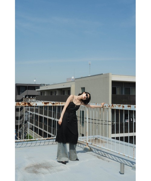 Knuth Marf(クヌースマーフ)の「lace docking one piece(ワンピース・レディース・ブラック/カーキ・SMALL/X-SMALL)」の7枚目の写真