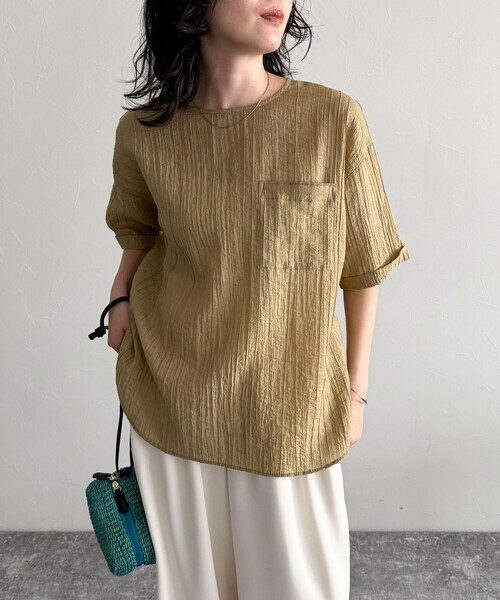 半袖Tシャツブラウス