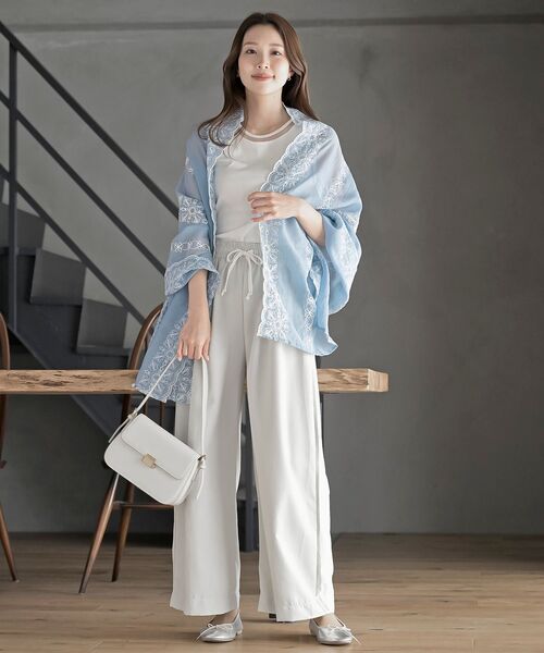 rps（アールピーエス）の「フロントタックワイドイージーパンツ（その他パンツ・レディース・ベージュ/チャコールグレー/アイボリー/ブラック・フリー）」の15枚目の写真