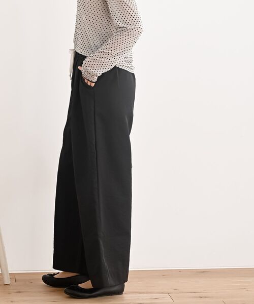 rps（アールピーエス）の「フロントタックワイドイージーパンツ（その他パンツ・レディース・ベージュ/チャコールグレー/アイボリー/ブラック・フリー）」の12枚目の写真