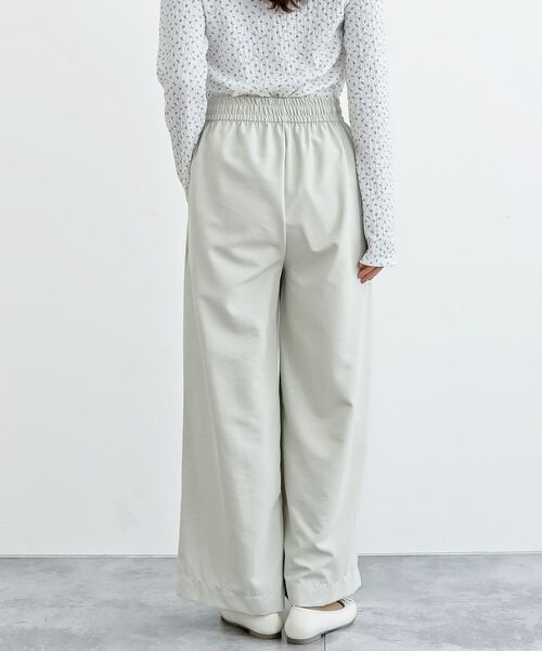 rps（アールピーエス）の「フロントタックワイドイージーパンツ（その他パンツ・レディース・ベージュ/チャコールグレー/アイボリー/ブラック・フリー）」の5枚目の写真