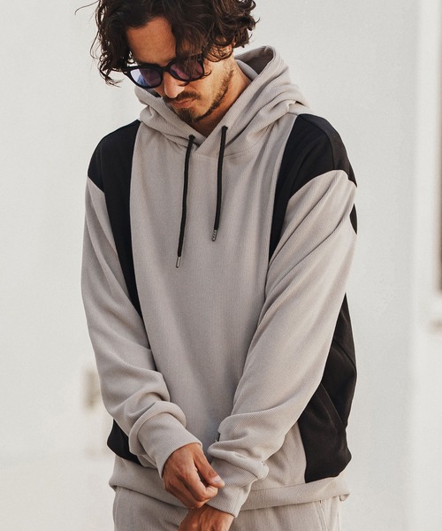 felkod（フィルコッド）の「mpa3834- Stretch Corduroy Switch Parka コーデュロイパーカー（パーカー・メンズ・グレイッシュベージュ/ブラック・S/M/L）」の9枚目の写真
