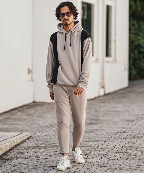 felkod（フィルコッド）の「mpa3834- Stretch Corduroy Switch Parka コーデュロイパーカー（パーカー・メンズ・グレイッシュベージュ/ブラック・S/M/L）」の13枚目の写真