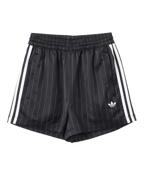 adidas ストライプショーツ adidas PIN-STRIPE SATIN SHORTS / アディダス ピン ストライプ