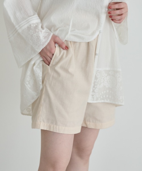 Crisp(クリスプ)の「ストライプハーフパンツ(その他パンツ・レディース・グリーン/イエロー・FREE)」の13枚目の写真