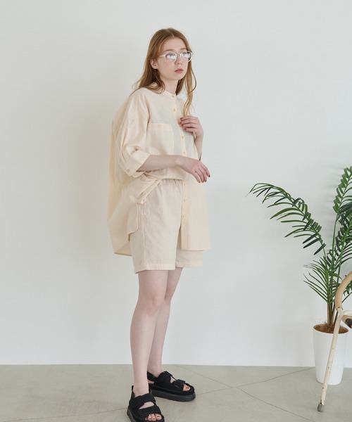 Crisp(クリスプ)の「ストライプハーフパンツ(その他パンツ・レディース・グリーン/イエロー・FREE)」の17枚目の写真