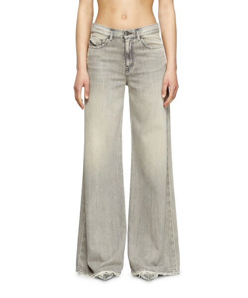 DIESEL（ディーゼル）の「ウィメンズ デニムパンツ FLARE 1978 D-AKEMI L.28（デニムパンツ・レディース・ライトグレー・24inch/25inch/26inch/23inch）」の6枚目の写真
