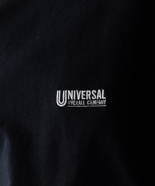 UNIVERSAL OVERALL（ユニバーサルオーバーオール）の「【UNIVERSAL OVERALL】EMBROIDERY TEE U2523249（Tシャツ/カットソー・レディース・ホワイト/ブラック/オートミール・S/M/L/XL）」の12枚目の写真