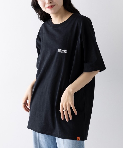 tシャツ 「UNIVERSAL OVERALL」EMBROIDERY TEE U2523249 レディース セール】【UNIVERSAL OVERALL】EMBROIDERY TEE U2523249（T