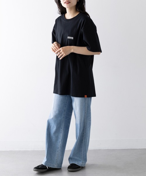 tシャツ 「UNIVERSAL OVERALL」EMBROIDERY TEE U2523249 レディース セール】【UNIVERSAL OVERALL】EMBROIDERY TEE U2523249（T