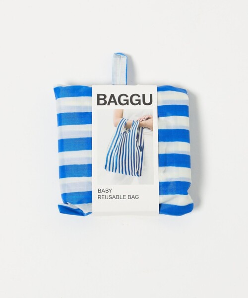 BAGGU（バグー）の「＜BAGGU＞BABY ストライプ / キッズ（エコバッグ/サブバッグ・キッズ・コバルトブルー/ピンク・FREE）」の17枚目の写真