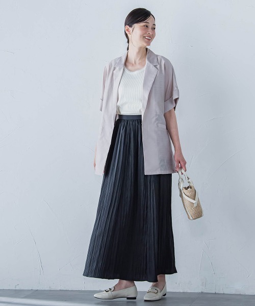 LAUTREAMONT（ロートレアモン）の「【WEB限定】シアースラブジャケット≪手洗い可能≫（その他アウター・レディース・グレー/ブラック/ライトブルー・11号/9号）」の17枚目の写真