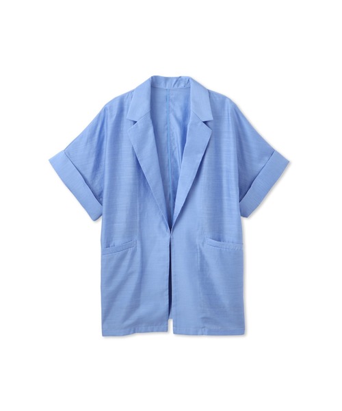 LAUTREAMONT（ロートレアモン）の「【WEB限定】シアースラブジャケット≪手洗い可能≫（その他アウター・レディース・グレー/ブラック/ライトブルー・11号/9号）」の22枚目の写真