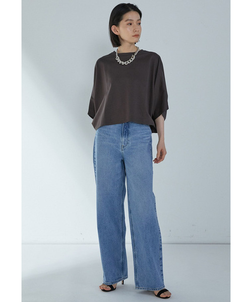 1er Arrondissement（プルミエアロンディスモン）の「ハイゲージポンチクロップドTシャツ（Tシャツ/カットソー・レディース・オフホワイト/ブラック系その他3/ブラウン系その他5・FREE）」の9枚目の写真