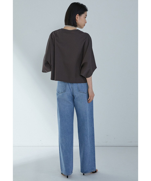 1er Arrondissement（プルミエアロンディスモン）の「ハイゲージポンチクロップドTシャツ（Tシャツ/カットソー・レディース・オフホワイト/ブラック系その他3/ブラウン系その他5・FREE）」の10枚目の写真