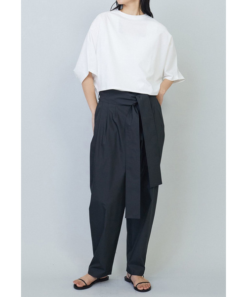 1er Arrondissement（プルミエアロンディスモン）の「ハイゲージポンチクロップドTシャツ（Tシャツ/カットソー・レディース・オフホワイト/ブラック系その他3/ブラウン系その他5・FREE）」の20枚目の写真