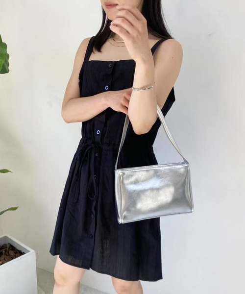 mebole(メボレ)の「サスペンダービスチェミニワンピース(ワンピース・レディース・ホワイト/ブラック・FREE)」の22枚目の写真