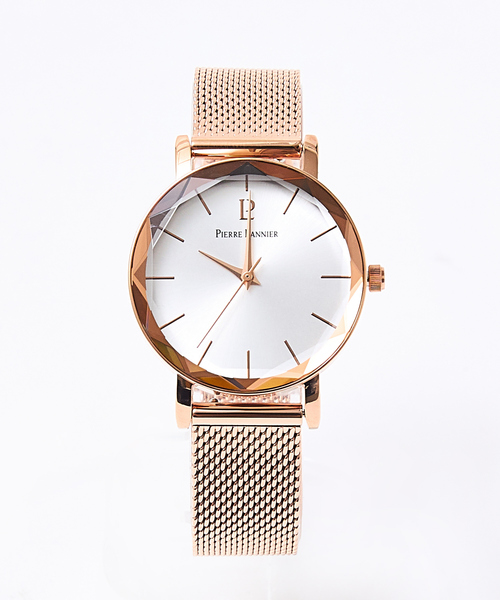 PIERRE LANNIER(ピエール・ラニエ)の「【Pierre Lannier/ピエール・ラニエ】マルチプル/金属ベルト/レディース/腕時計/キラキラ/エレガント【WEB限定】(アナログ腕時計・レディース・シルバー/エメラルド/ブラウン/ピンクゴールド/ネイビー・フリー)」の9枚目の写真