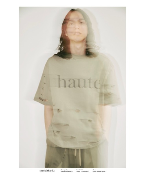 SUPERTHANKS（スーパーサンクス）の「【SUPERTHANKS】ST252CS04 haute damage  S/S T-shirt（Tシャツ/カットソー・メンズ・ブラック・L/M/S）」の4枚目の写真