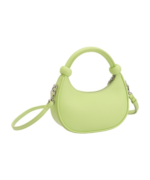 〈MARY QUANT〉ハーフムーンメタルデイジー 2WAYショルダー ハーフムーンメタルデイジー 2WAYショルダー | マリークワント