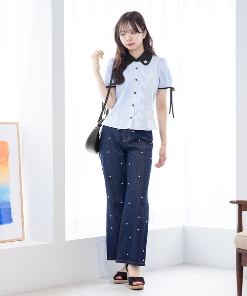 MARY QUANT（マリークワント）の「ハーフムーンメタルデイジー 2WAYショルダー（ショルダーバッグ・レディース・シルバー/ライム/ブラック・FREE）」の16枚目の写真