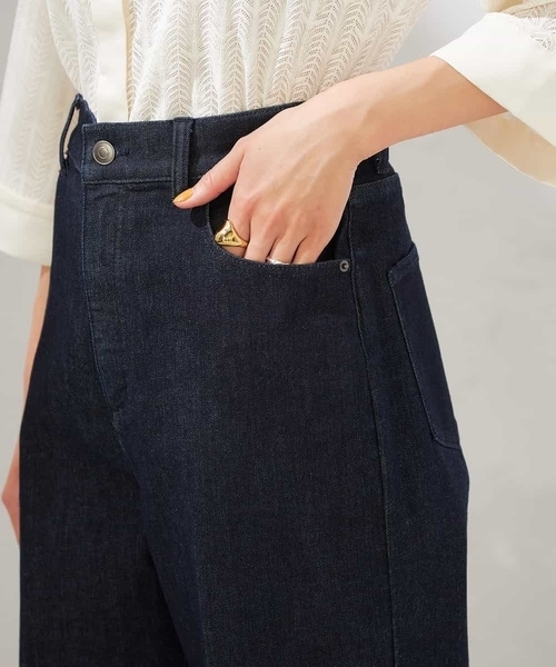 a.v.v(アーヴェヴェ)の「【接触冷感/ストレッチ】デニムワイドパンツ(デニムパンツ・レディース・ネイビー/ブルー・36/40/38/42/34)」の20枚目の写真