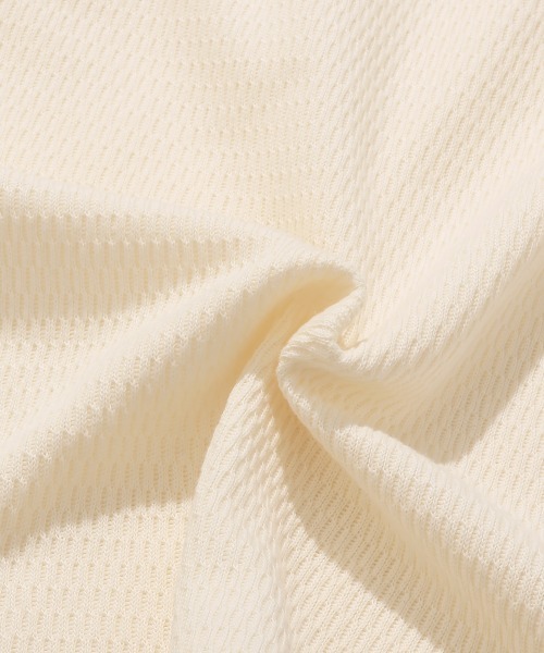 KRIFF MAYER（クリフメイヤー）の「ハニカムワッフルジップパーカー（パーカー・メンズ・ネイビー/チャコール/グレー/ナチュラル・MEDIUM/X-LARGE/LARGE）」の8枚目の写真