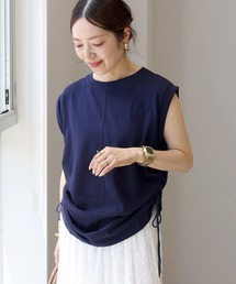 綿天竺ドロスト使いフレンチプルオーバー