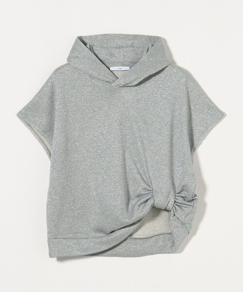 ASTRAET(アストラット)の「<ASTRAET>ラメ ウラケ フーデッド ノースリーブプルオーバー(Tシャツ/カットソー・レディース・ダークグレー/ライトグレー・FREE)」の16枚目の写真