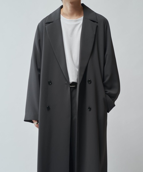 セール】ベーシックロングトレンチコート（トレンチコート）｜Lui's