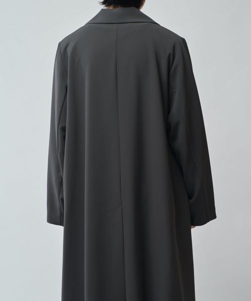 Lui's(ルイス)の「ベーシックロングトレンチコート(トレンチコート・メンズ・チャコールグレー/ブラック・S/M)」の3枚目の写真