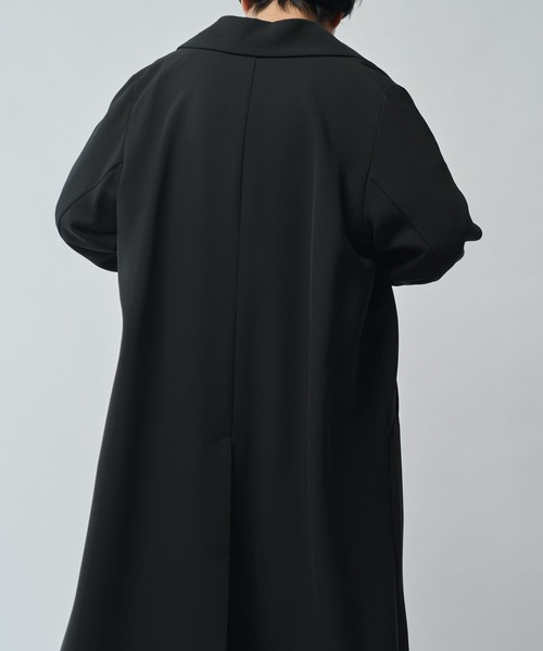 Lui's(ルイス)の「ベーシックロングトレンチコート(トレンチコート・メンズ・チャコールグレー/ブラック・S/M)」の8枚目の写真