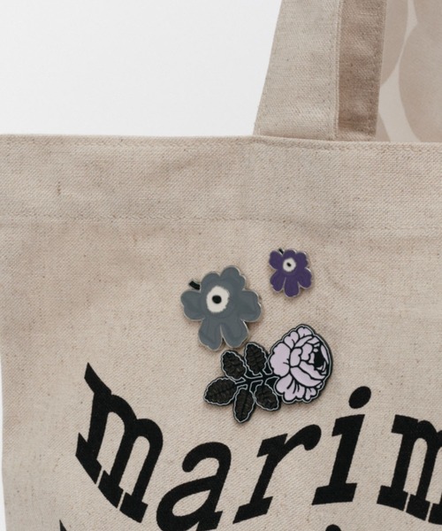 marimekko(マリメッコ)の「【kioski】Unikko / Pumpuli Set I pin set(その他小物・レディース・ライトグレー・FREE)」の6枚目の写真