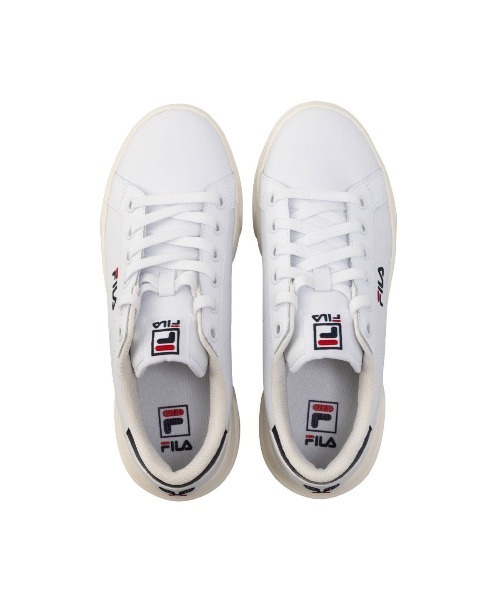 FILA(フィラ)の「FILA フィラ - スニーカー COURT PLUMPY FEATHERY WHITE/FILA NAVY/FILA RED 【UFW24054-125】(スニーカー・メンズ・ホワイト・24.0cm/25.0cm/23.0cm)」の7枚目の写真