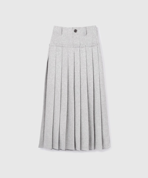 VICKY（ビッキー）の「サマーツィードプリーツスカート≪手洗い可能≫（スカート・レディース・オフホワイト/ブラウン/ライトグレー・M）」の19枚目の写真