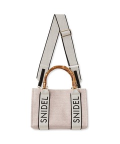snidel ロゴバンブーバッグ 値下げしました！ セール】ロゴバンブーバッグ（ハンドバッグ）｜SNIDEL