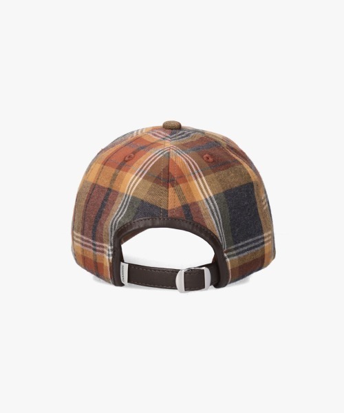 OVERRIDE（オーバーライド）の「OVERRIDE  OGC CHECK 6P CAP SG / オーバーライド（キャップ・レディース・ネイビー/レッド/ブラウン・57~59cm）」の20枚目の写真