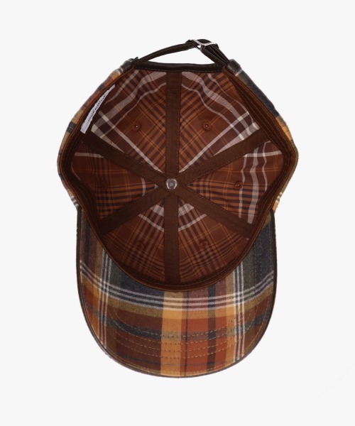 OVERRIDE（オーバーライド）の「OVERRIDE  OGC CHECK 6P CAP SG / オーバーライド（キャップ・レディース・ネイビー/レッド/ブラウン・57~59cm）」の21枚目の写真