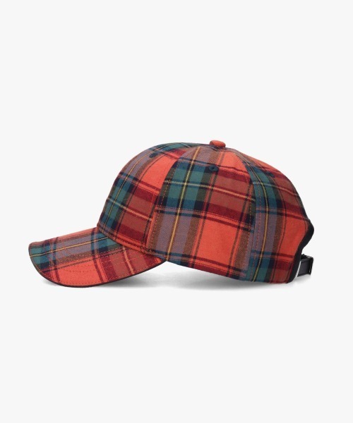 OVERRIDE（オーバーライド）の「OVERRIDE  OGC CHECK 6P CAP SG / オーバーライド（キャップ・レディース・ネイビー/レッド/ブラウン・57~59cm）」の10枚目の写真